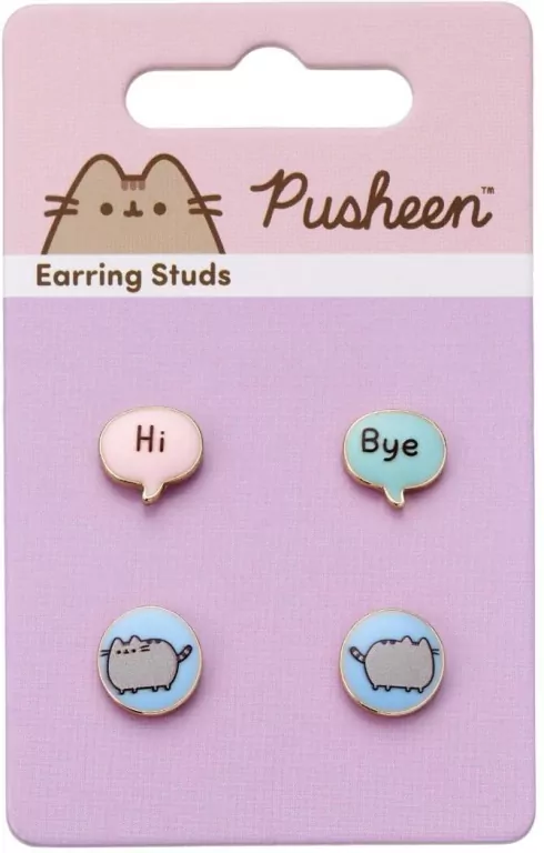 Pusheen Kolczyki podwójne - tantis.pl