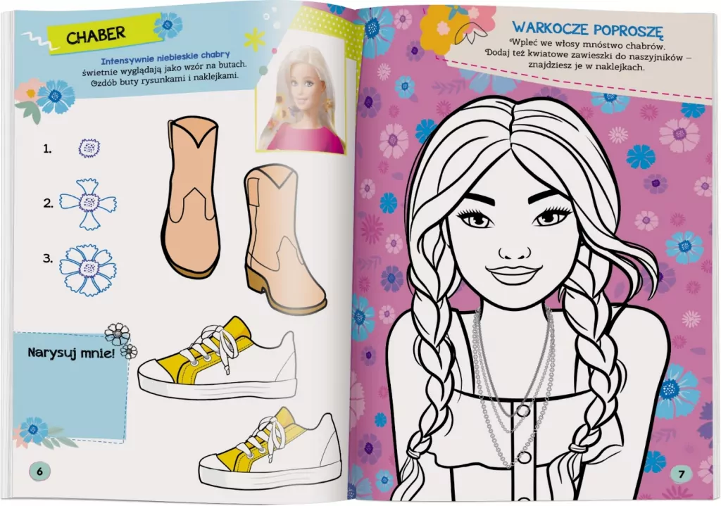 Barbie. Kwiaty - tantis.pl