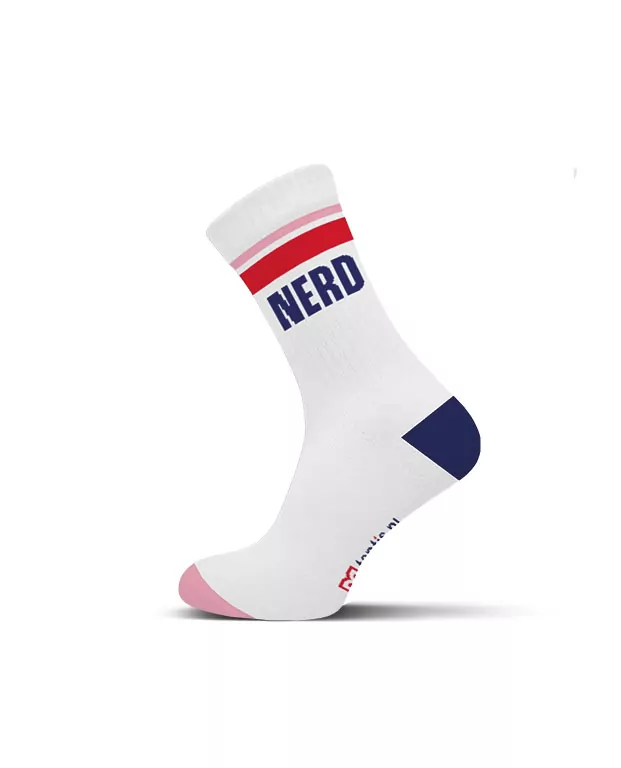 Skarpetki Tantis- Book Nerd streetwear białe 38-42 - tantis.pl