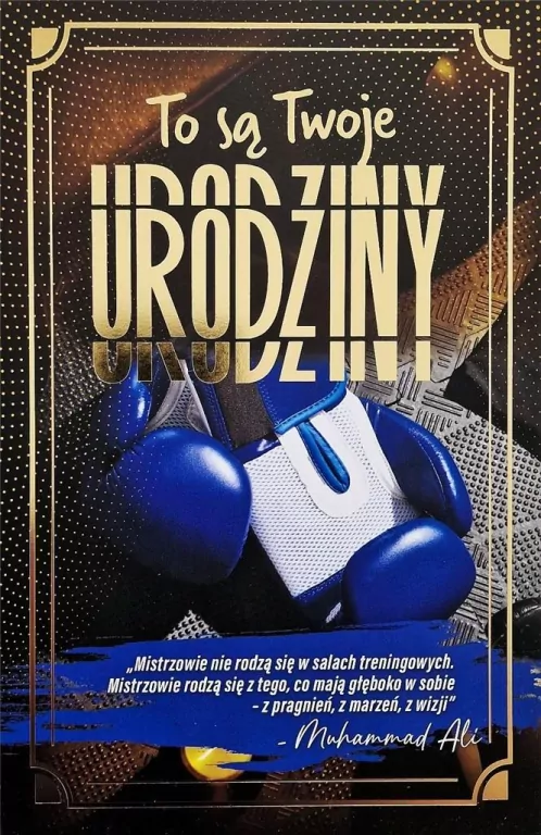 Karnet Urodziny Sporty Walki - tantis.pl