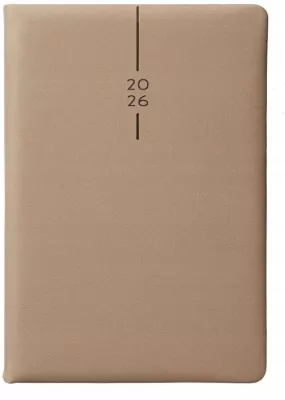 Kalendarz 2026 A5 dzienny biznes planer pastelowy