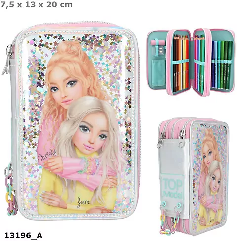 Piórnik potrójny z wyposażeniem Top Model Electric 13196A - tantis.pl