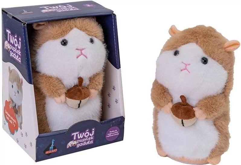 Askato. Twój pupilek - gaduła Chomik powtarza słowa - tantis.pl