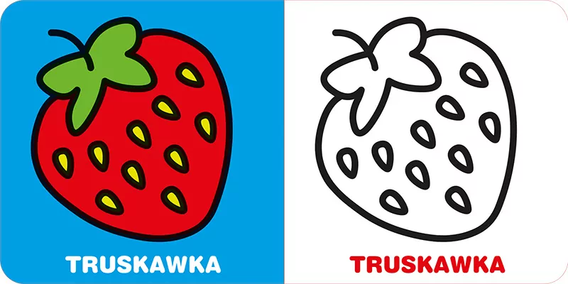 Owoce i warzywa. Kolory maluszka - tantis.pl