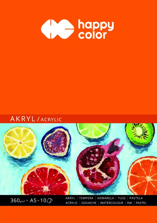 Happy Color. Blok do akrylu ART A5/10K 360g - tantis.pl