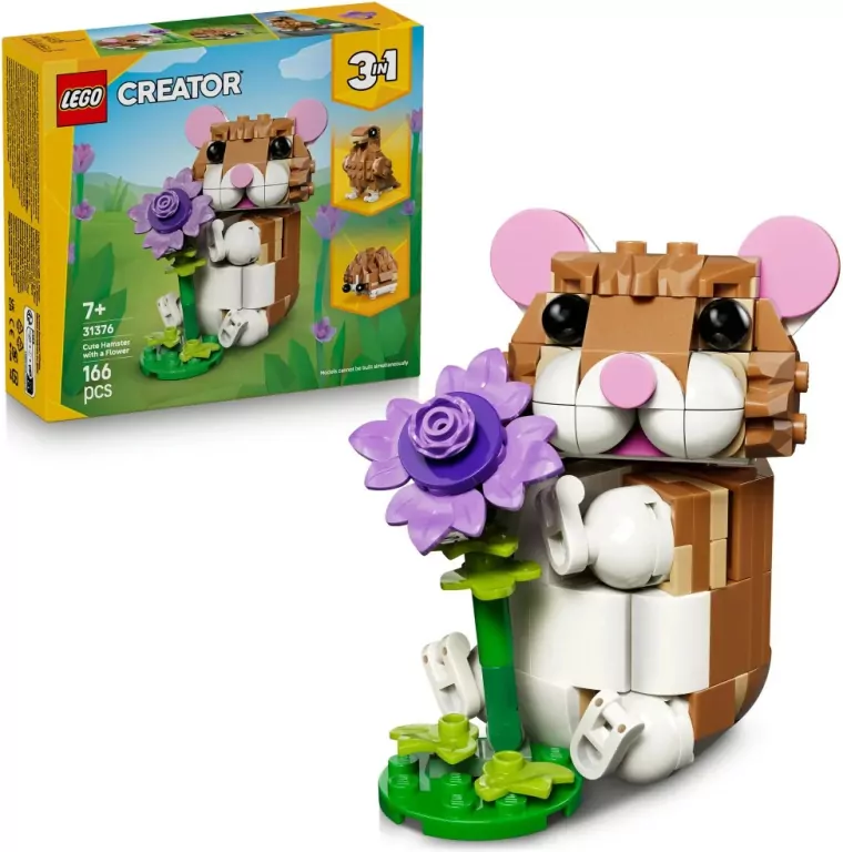 LEGO® Uroczy chomik z kwiatkiem 31376 - tantis.pl