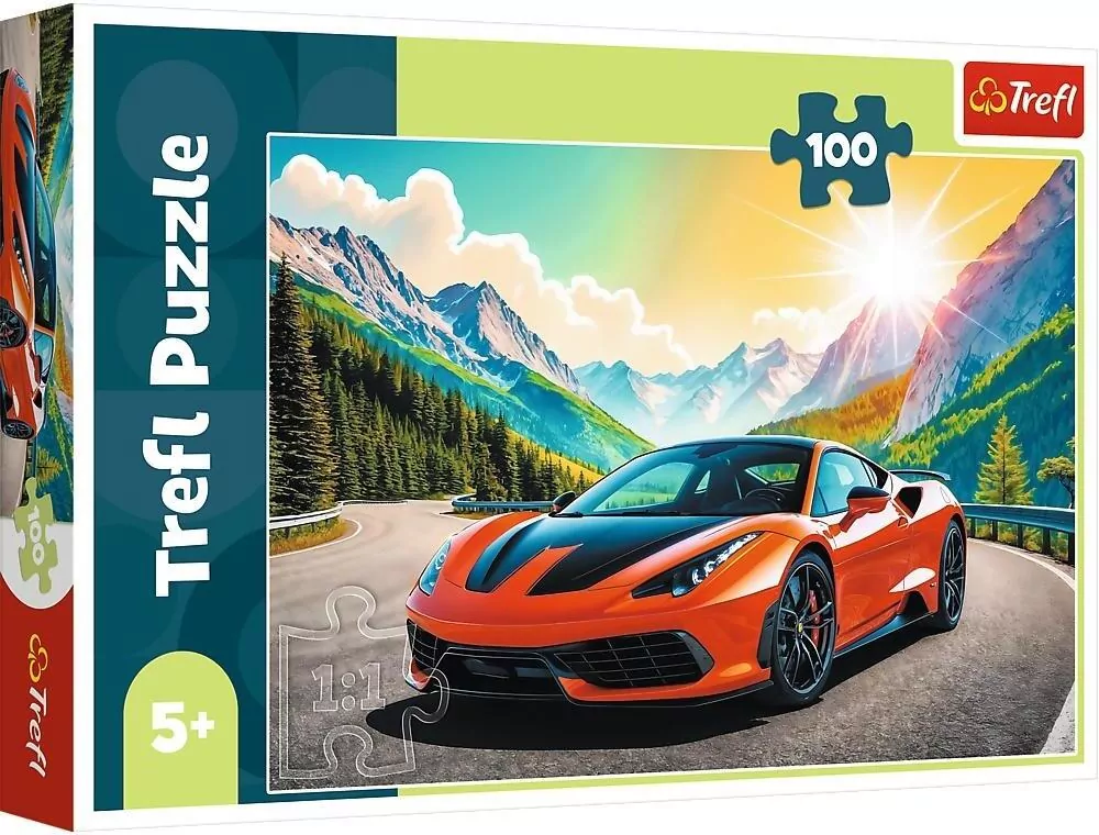Puzzle 100 Wyścig z czasem TREFL - tantis.pl
