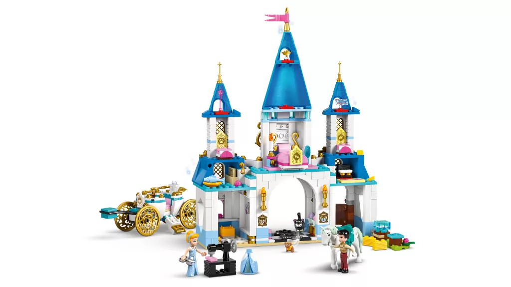 LEGO® Zamek Kopciuszka i kareta 43275 - tantis.pl