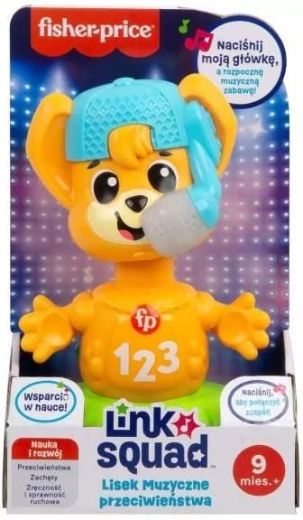 Fisher Price Link Squad Lisek Muzyczne przeciwień. - tantis.pl