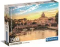 Clementoni. Puzzle 1500. Compact Rome - tantis.pl