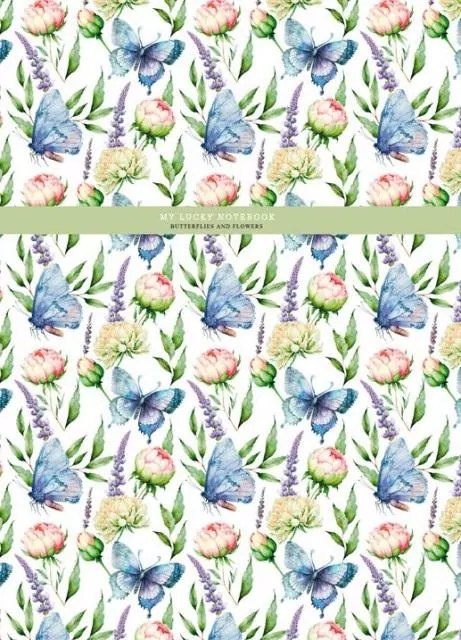 Notatnik 145x197/48K kratka kwiaty i motyle FRESH - tantis.pl