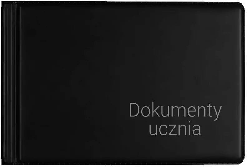 Okładka na dokumenty ucznia, czarna - tantis.pl