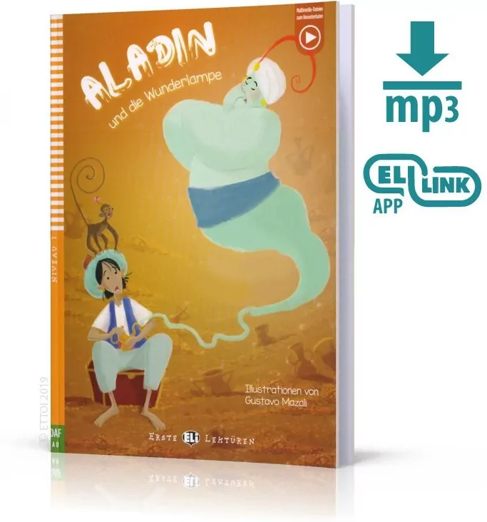 Aladin und die Wunderlampe. Książka + audio online - tantis.pl