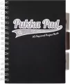 Kołozeszyt A5. Pukka Pad. Project Book. Black & Grey - tantis.pl