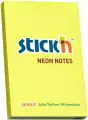 Notes samoprzylepny 76x51 mm żółty neon 100 kartek - tantis.pl