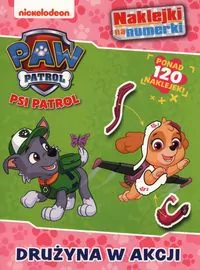Drużyna w akcji. Naklejki na numerki. Psi Patrol - tantis.pl