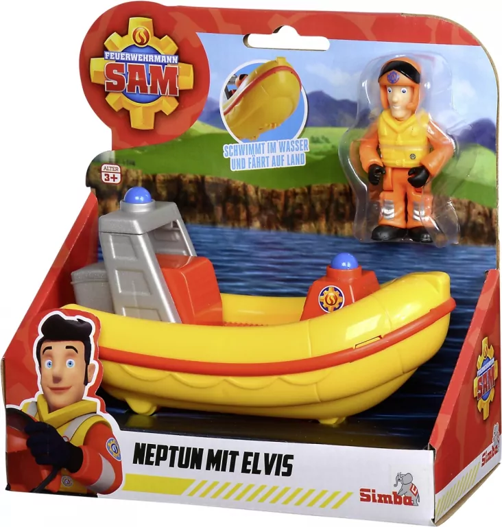 Simba. Strażak Sam. Łódź Neptuna mini - tantis.pl