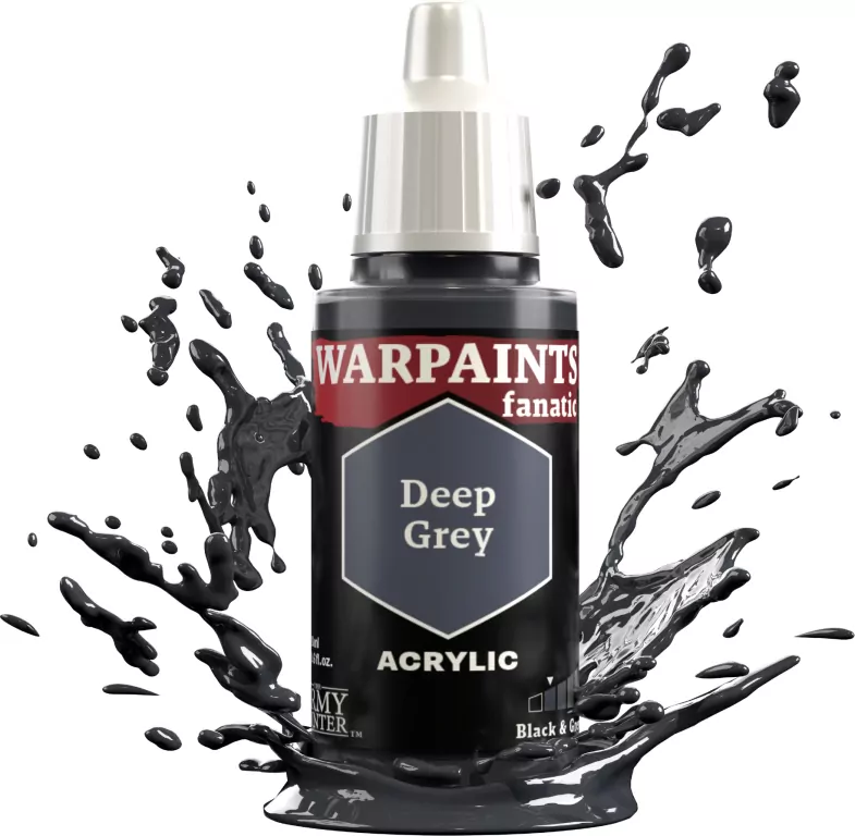 The Army Painter: Warpaints - Fanatic - Deep Grey - tantis.pl