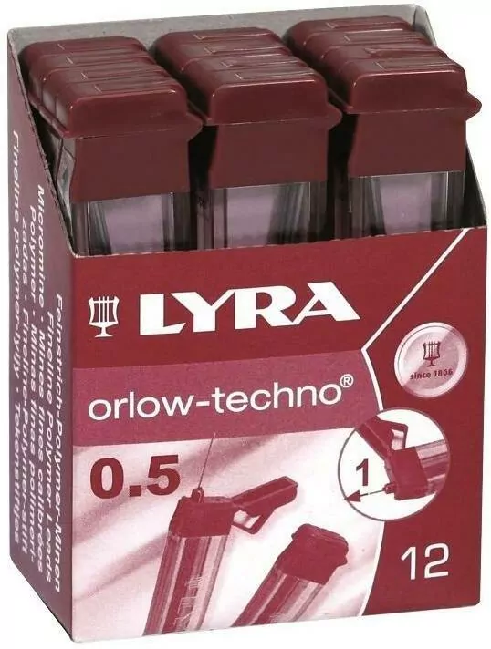 Wkłady grafitowe HB 0,5mm - tantis.pl