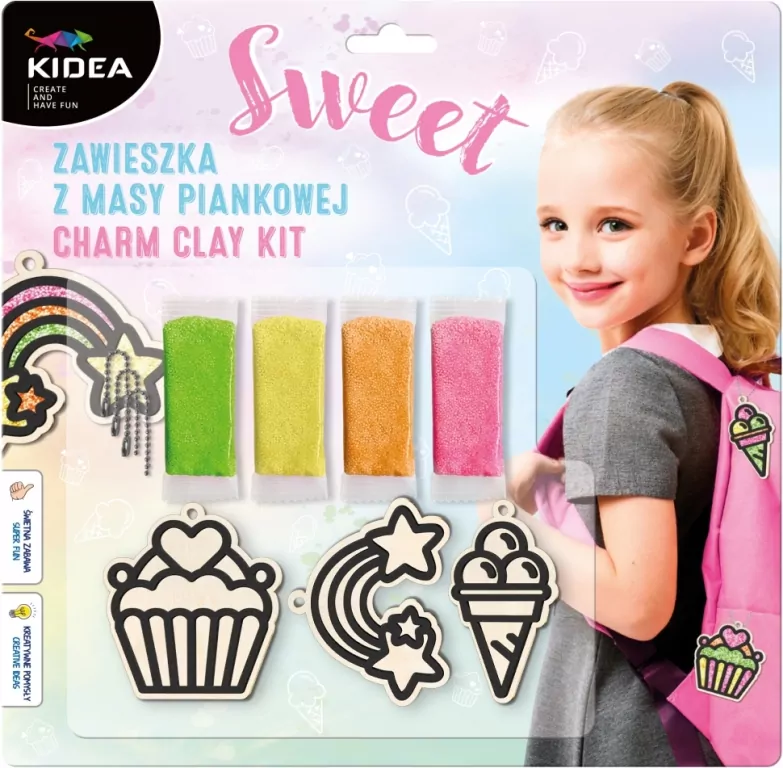 Zawieszka z masy piankowej Sweet KIDEA - tantis.pl