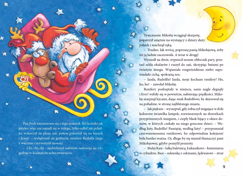 Święty Mikołaj wchodzi kominem - tantis.pl