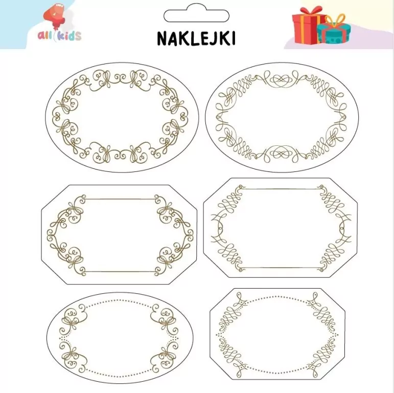 Naklejki na prezenty 5 - tantis.pl