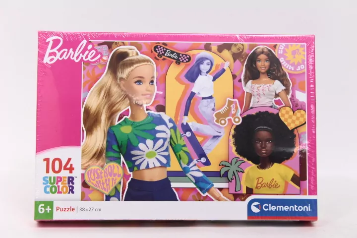 Puzzle 104 Super Kolor Barbie - tantis.pl