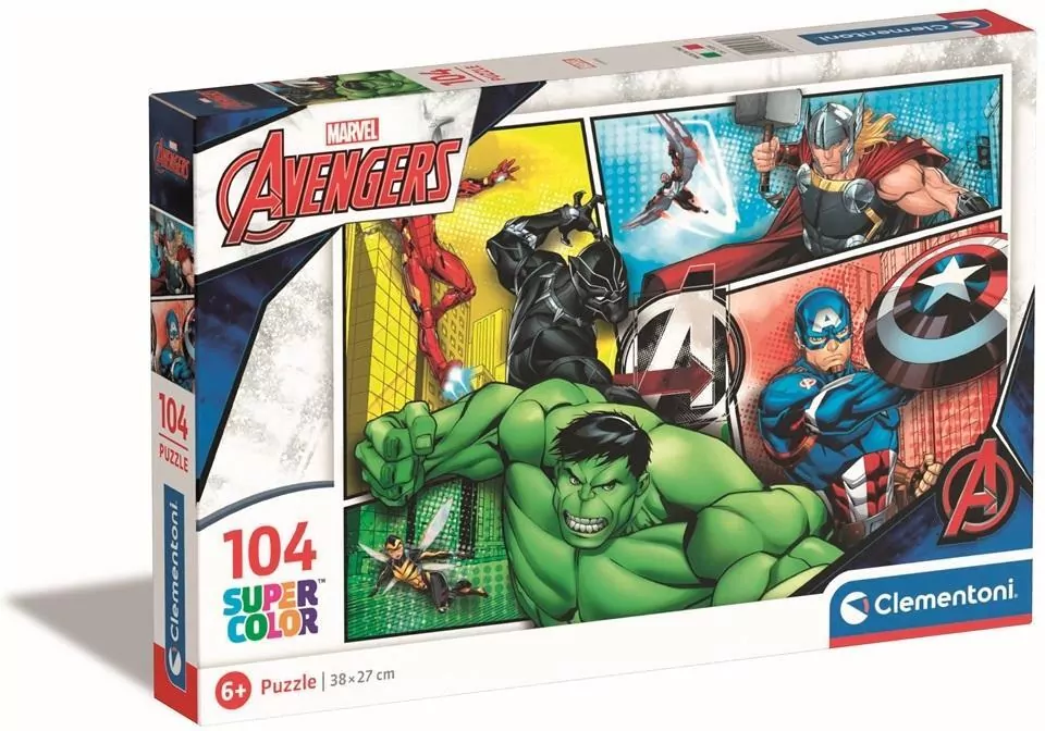Puzzle Super Color 104. Marvel Avengers - tantis.pl