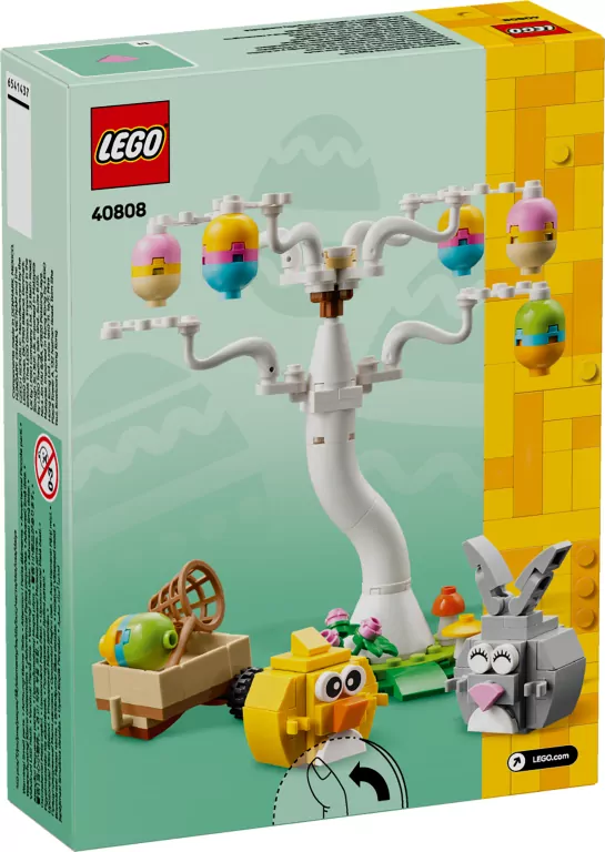 LEGO® Poszukiwanie pisanek z zajączkiem i kurczaczkiem 40808 - tantis.pl