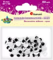 Oczy samoprzylepne 8mm - tantis.pl