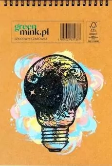Szkicownik na spirali. Żarówka - tantis.pl
