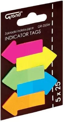 Zakładki indeksujące. Strzałki