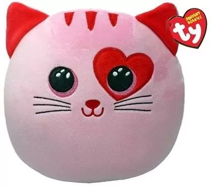 Squishy Beanies Flirt - różowy kot 30cm - tantis.pl