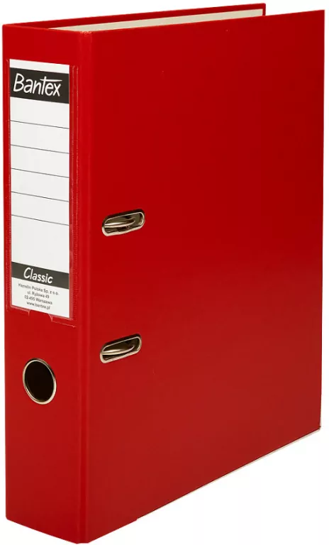 Segregator A4. Budget 7,5cm, czerwony - tantis.pl