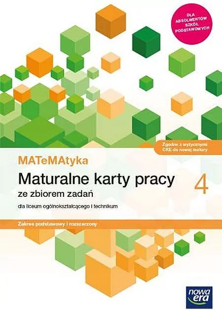 MATeMAtyka 4. Maturalne karty pracy ze zbiorem zadań do liceum ogólnokształcącego i technikum. Zakres podstawowy i rozszerzony - tantis.pl