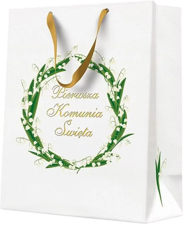 Torebka prezentowa Komunia 26,5x33,5x13cm - tantis.pl