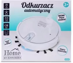 Robot zabawkowy sprzątający z generatorem pary