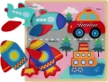 Układanka edukacyjna POJAZDY BAM BAM 30X30X2 - tantis.pl