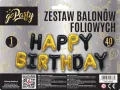 Zestaw balonów foliowych Happy Birthday mix - tantis.pl