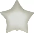 Balon foliowy Gwiazda satynowy pastel kremowy 45cm - tantis.pl