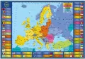 Podkład na biurko oklejany Europa fizyczna - tantis.pl