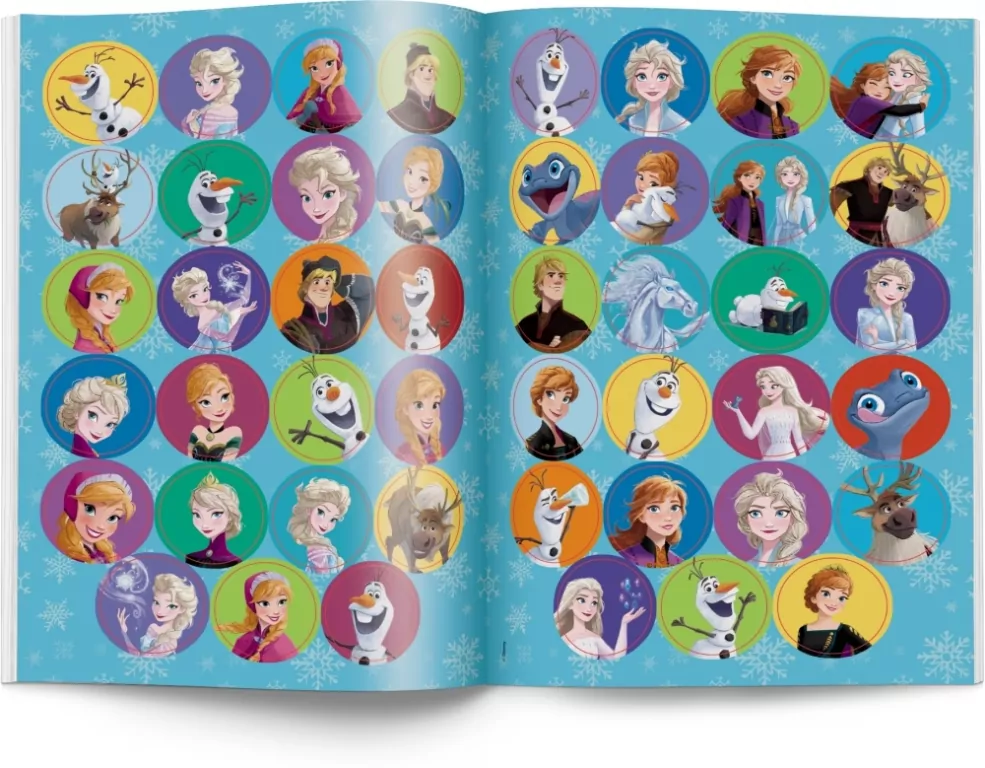 Kraina lodu. Kolorowanka według kodu - tantis.pl