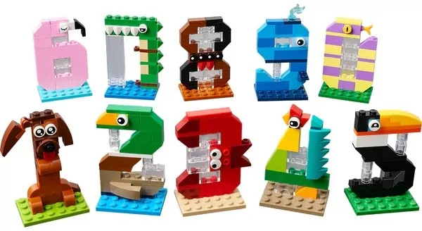 LEGO® Urodzinowe cyferki 40807 - tantis.pl