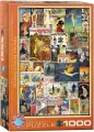 Puzzle 1000 Stare plakaty - Rowery - tantis.pl