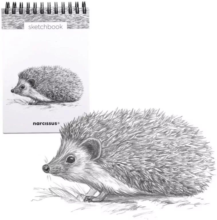 Szkicownik A6/60K na spirali - Jeż - tantis.pl