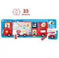 CzuCzu. Puzzle z dziurką. Wóz strażacki. 24 el. - tantis.pl