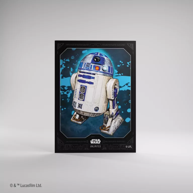 Gamegenic: Star Wars Unlimited Card Game - Premium Art Sleeves - R2-D2 - tantis.pl