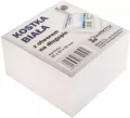 Kostka klejona biała 85x85mm 5cm otwór na długopis - tantis.pl