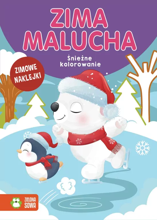 Zima malucha. Śnieżne kolorowanie - tantis.pl