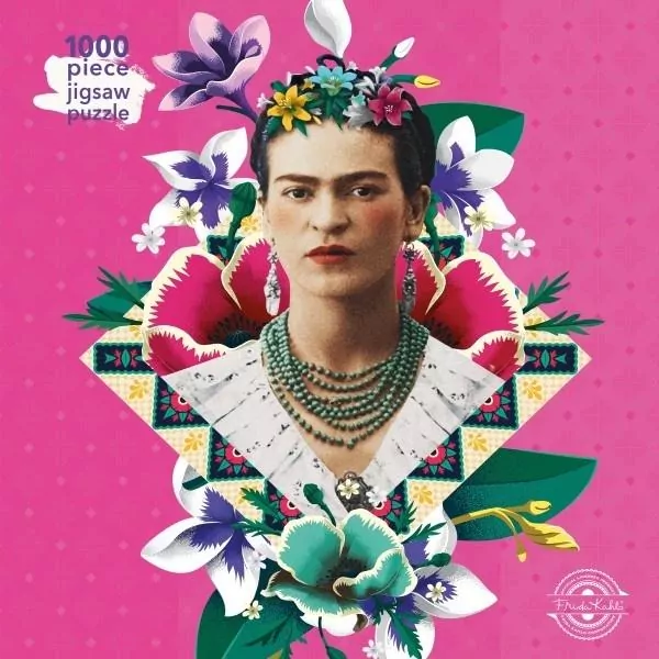 Puzzle 1000 Frida Kahlo Różowa - tantis.pl